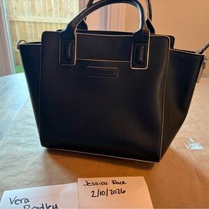 Vera Bradley Black Satchel Bag